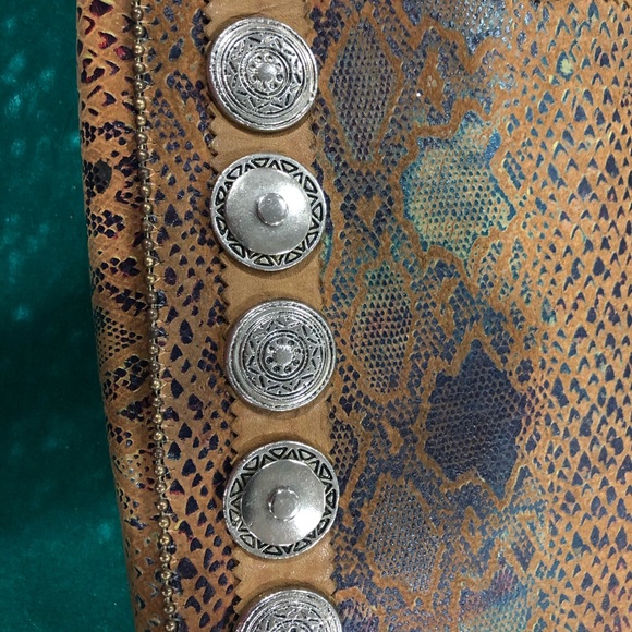 Vintage Nina Arjani Leatherock 1992 Flip Purse - Picture 4 of 8